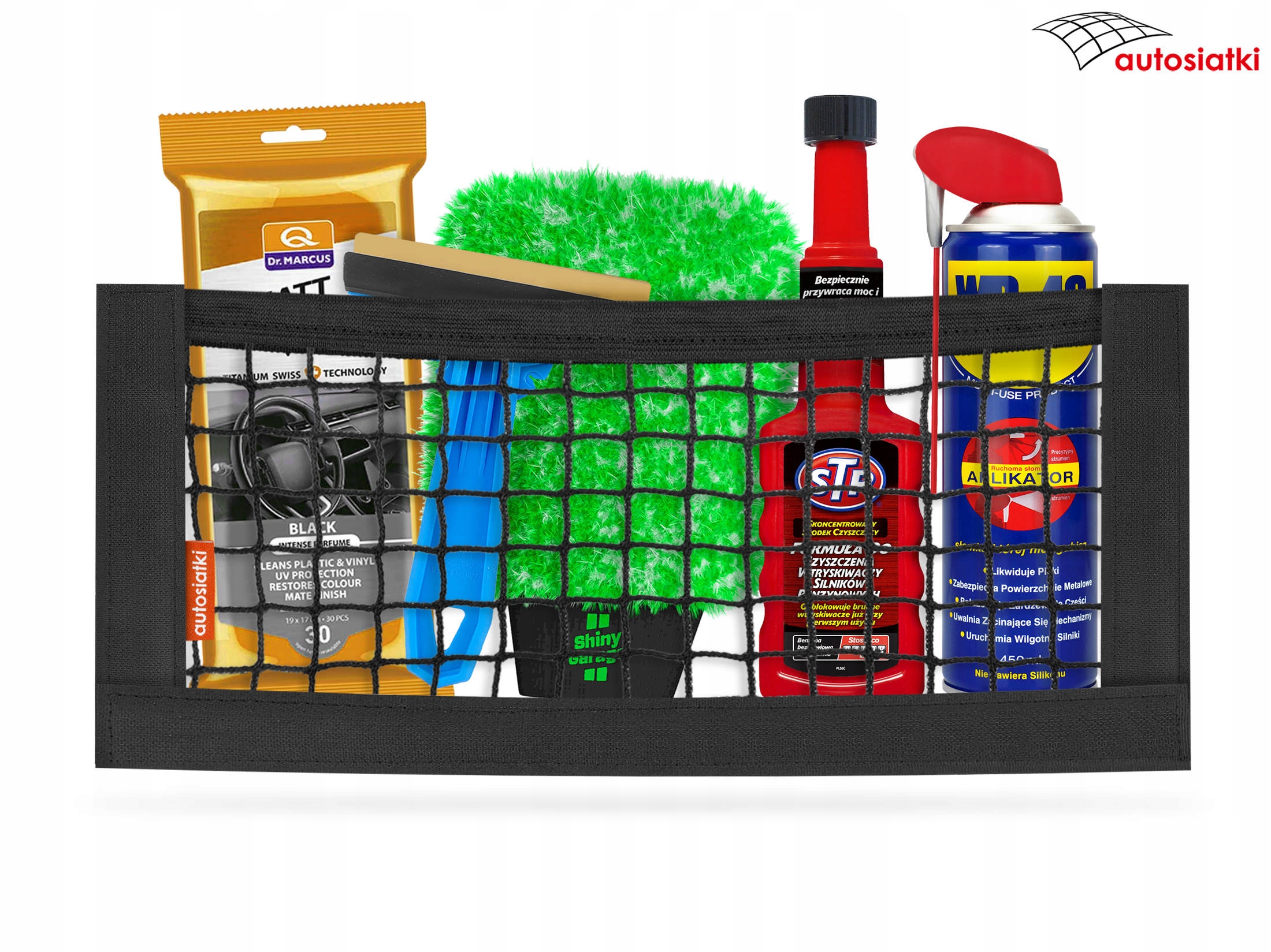 SIATKA DO BAGAŻNIKA 12x28 KIESZEŃ NA DROBIAZGI Rodzaj siatki