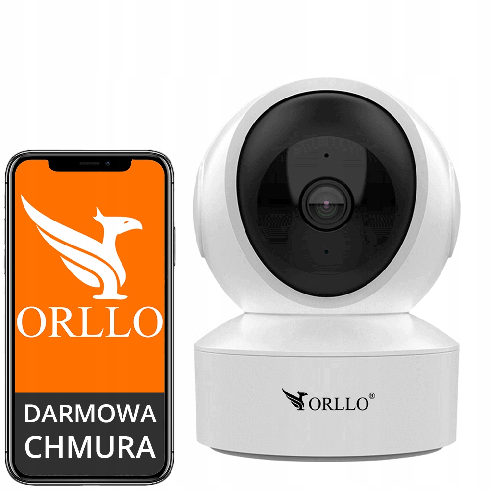 

Mini Kamera Ip Gsm Wewnętrzna Obrotowa 5Mpx Orllo