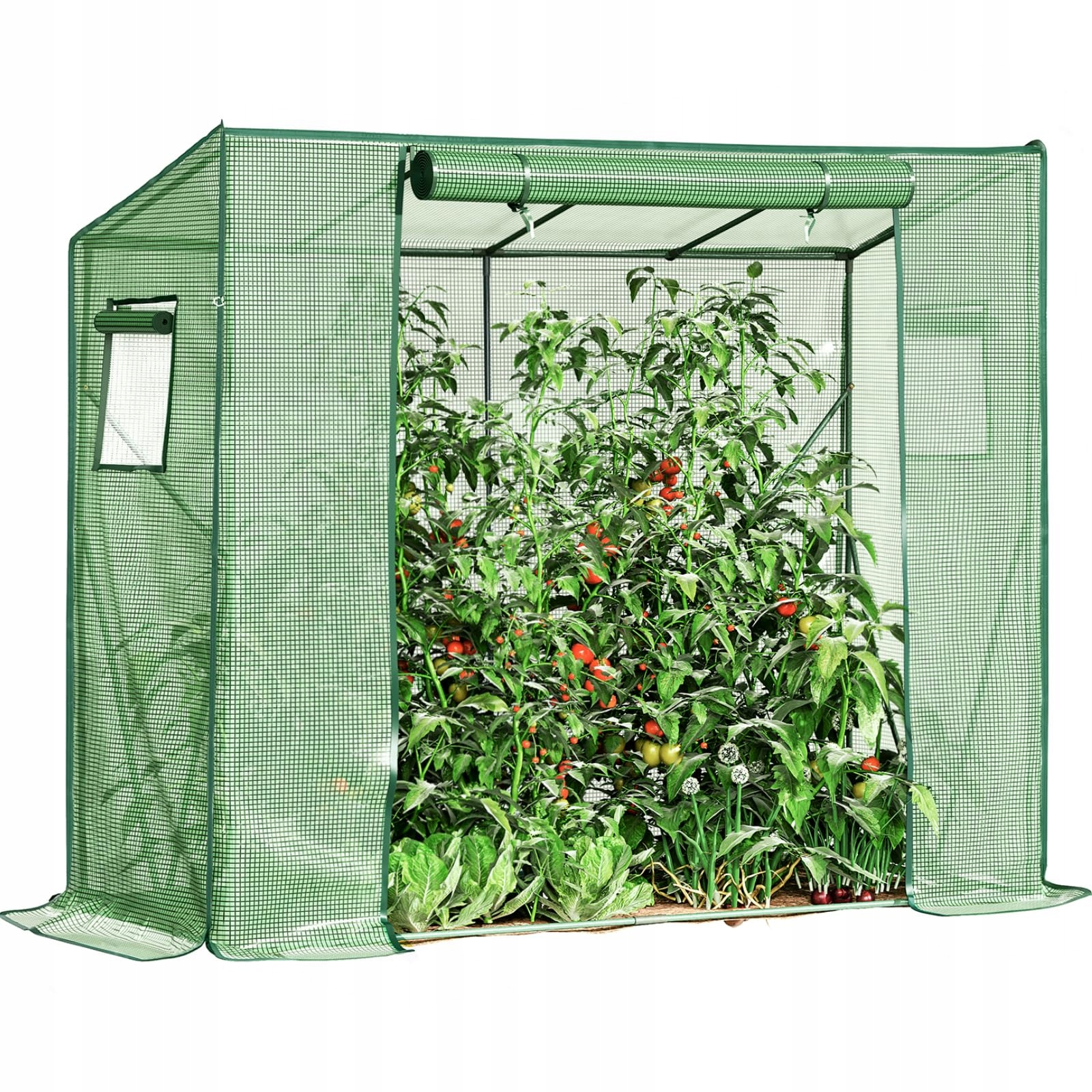 Záhradný skleník s oknom Ochrana pred Uv žiarením 200 x 77,5 m x 149 cm, 170 cm