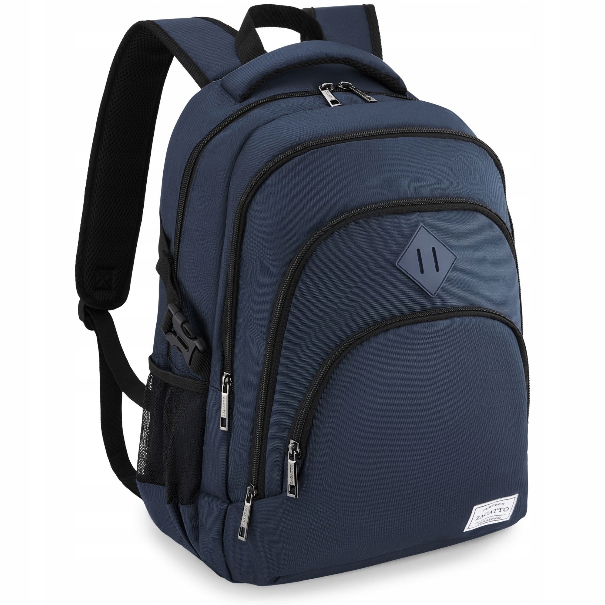 Velký školní batoh pro muže i ženy, prostorný, s místem pro 17" notebook Zagatto