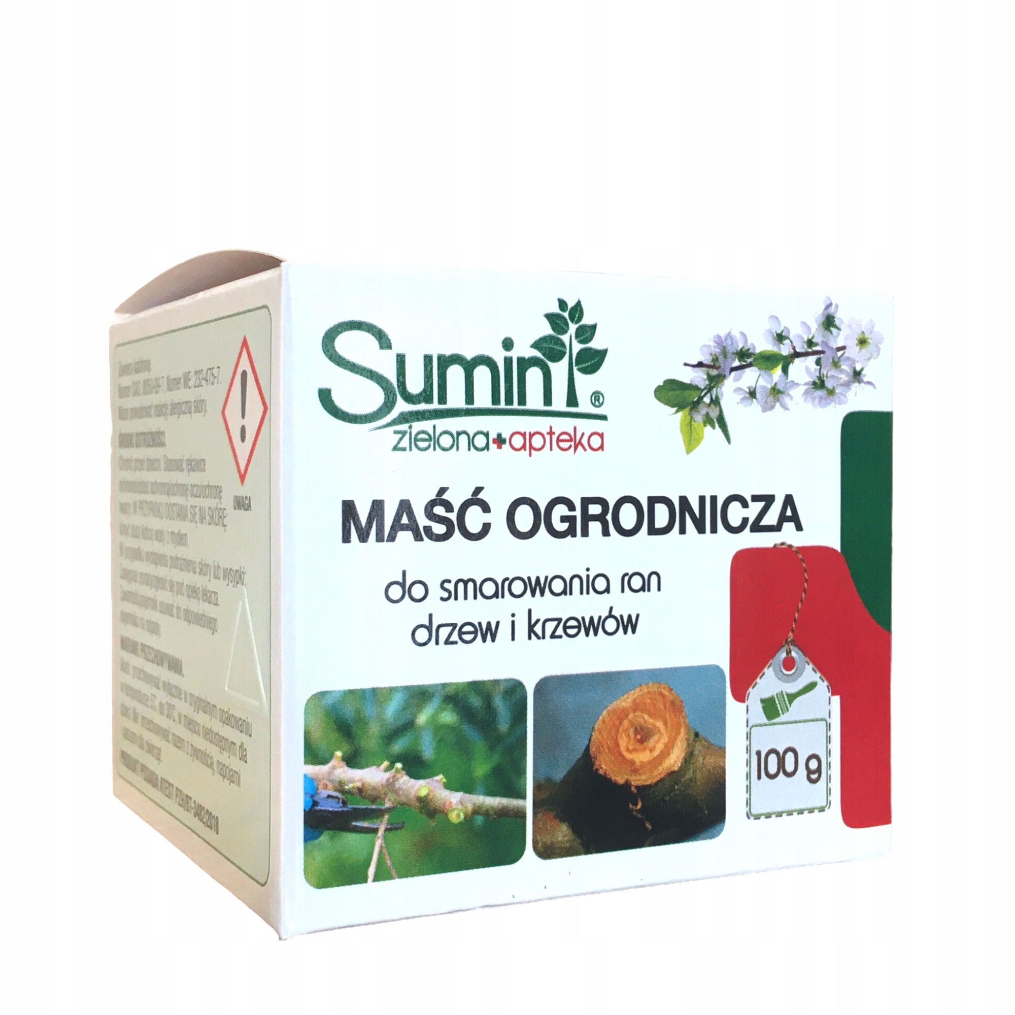 

Maść ogrodnicza do ran drzew i krzewów 100g Sumin