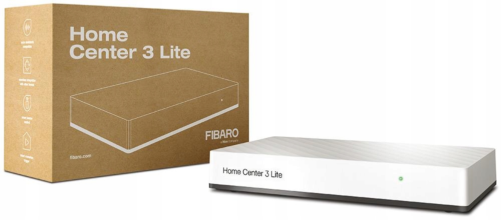 Centrála Fibaro Home Center 3 Lite HC3L-001 pre automatizáciu budov