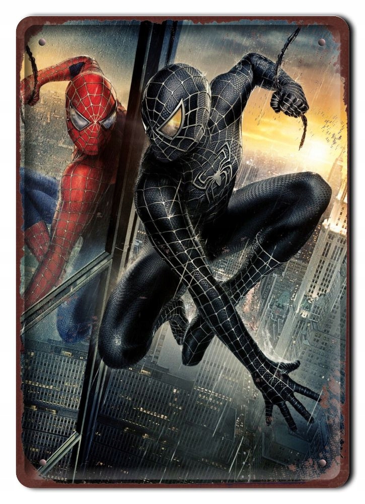 Spider-man Plakat filmowy-metalowy #15311