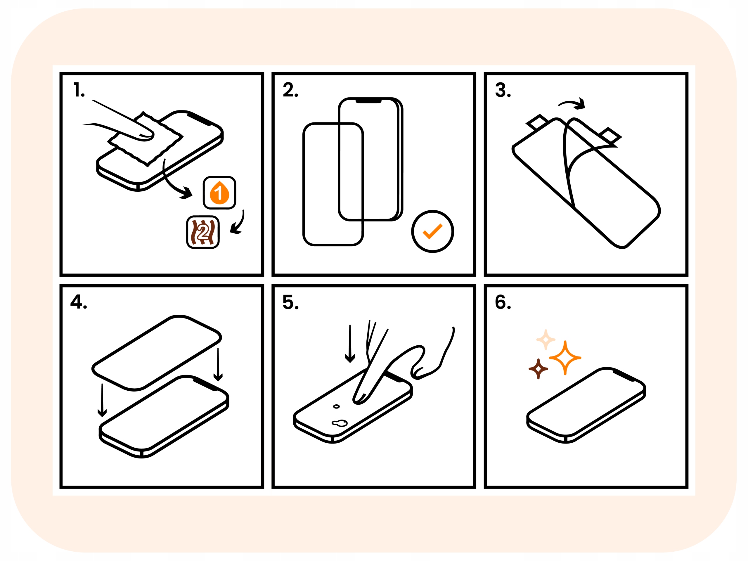 3-pak SZKŁO HARTOWANE DO iPhone 12 / 12 PRO na cały ekran 9H ochronne 5D Konstrukcja otwory na czujniki/przyciski powłoka oleofobowa