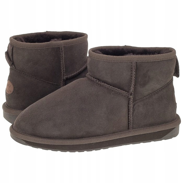 Dámské zimní Kotníkové Boty Emu Australia Stinger Micro W10937 Hnědé