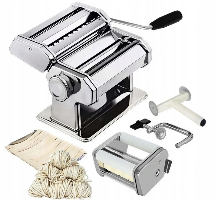 MASZYNKA DO MAKARONU RAVIOLI PIEROGÓW DO ROBIENIA CIASTA 7W1 Marka inna