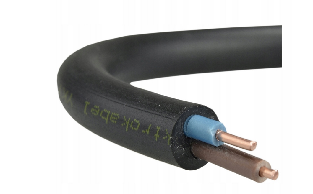 Kabel ziemny Yky 2x1 przewód ziemny 50 metrów 4839
