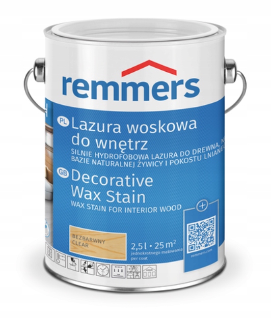 

Remmers Lazura Woskowa Do Wnętrz 2,5L Bezbarwny