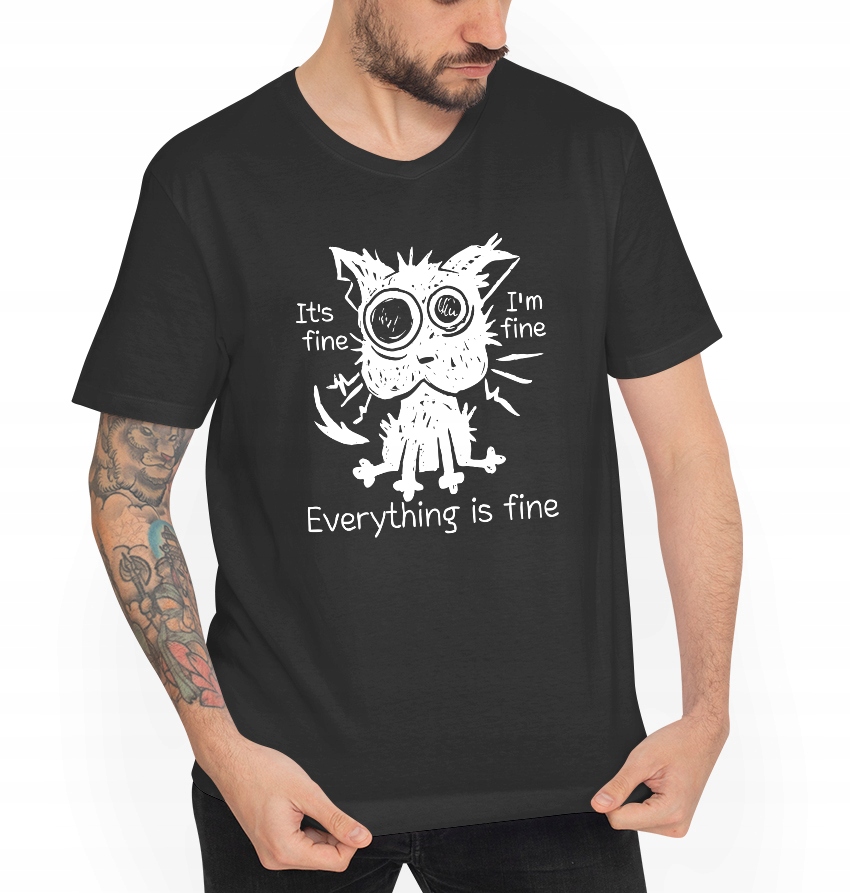 

Koszulka z kotem Duży Wybór Wzorów Koty T-shirt XL