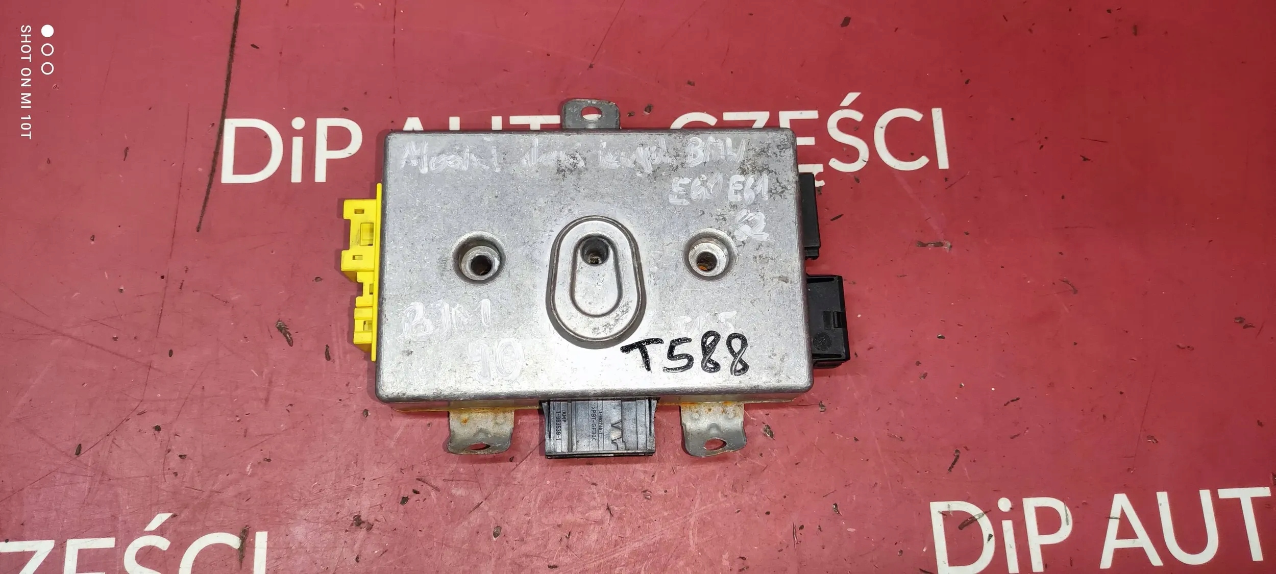 T588 BMW 5 E60 61356952985 Moduł airbag Typ samochodu Samochody osobowe