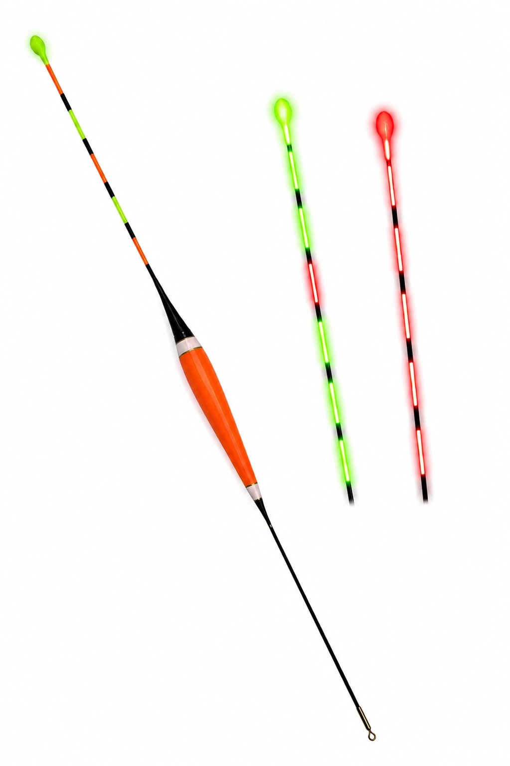 Świecący Spławik Sygnalizacja brań Led Przelotowy 5g 40cm Bateria Tuba