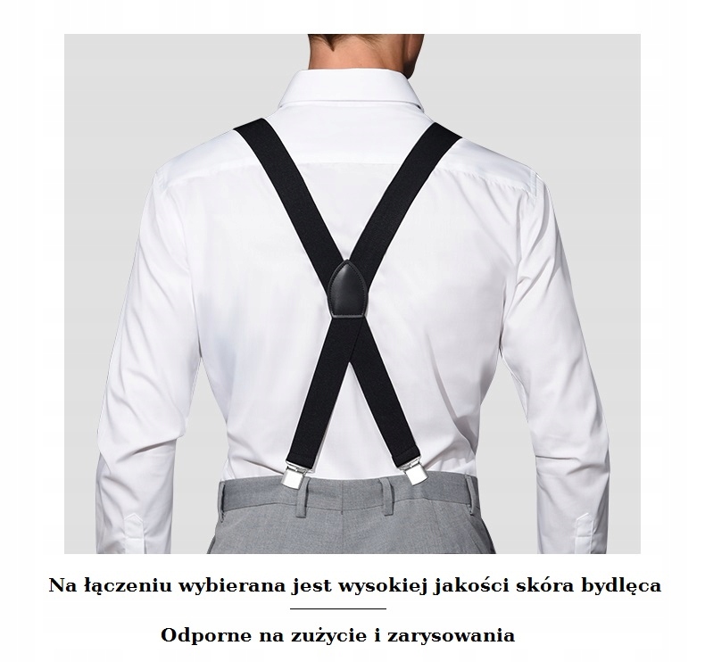 SZELKI DO SPODNI MĘSKIE X GRANAT NA PREZENT klasyk prezent dla Niego Model X