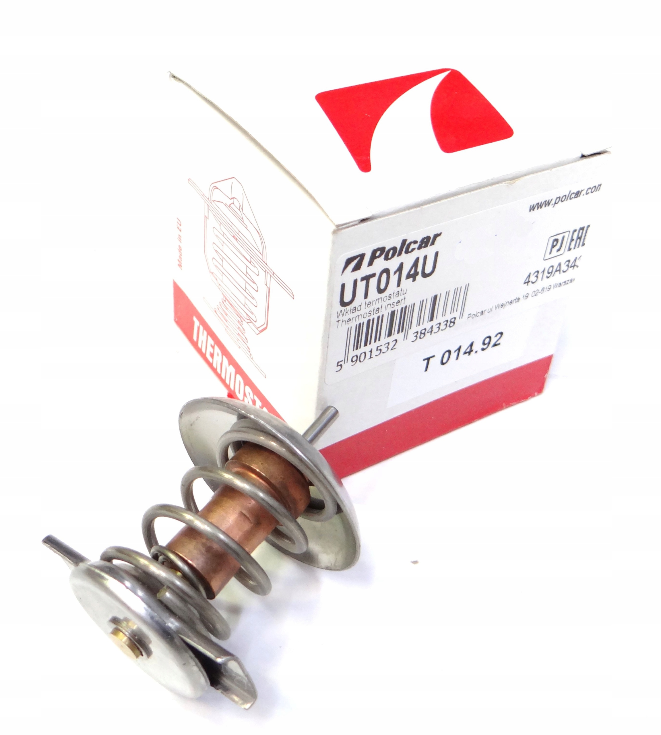 TERMOSTAT REGULATOR PŁYNU CHŁODZĄCEGO CORSA ZAFIRA VECTRA ASTRA H 2.0 2.2