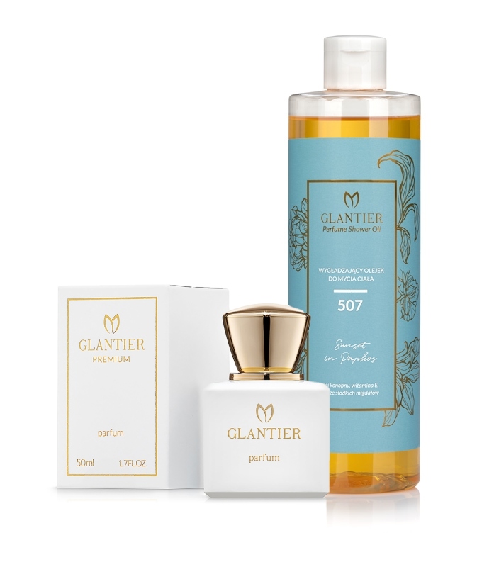 Sada Glantier Parfém Premium 50 ml 507 Sprchový olej 400 ml 507