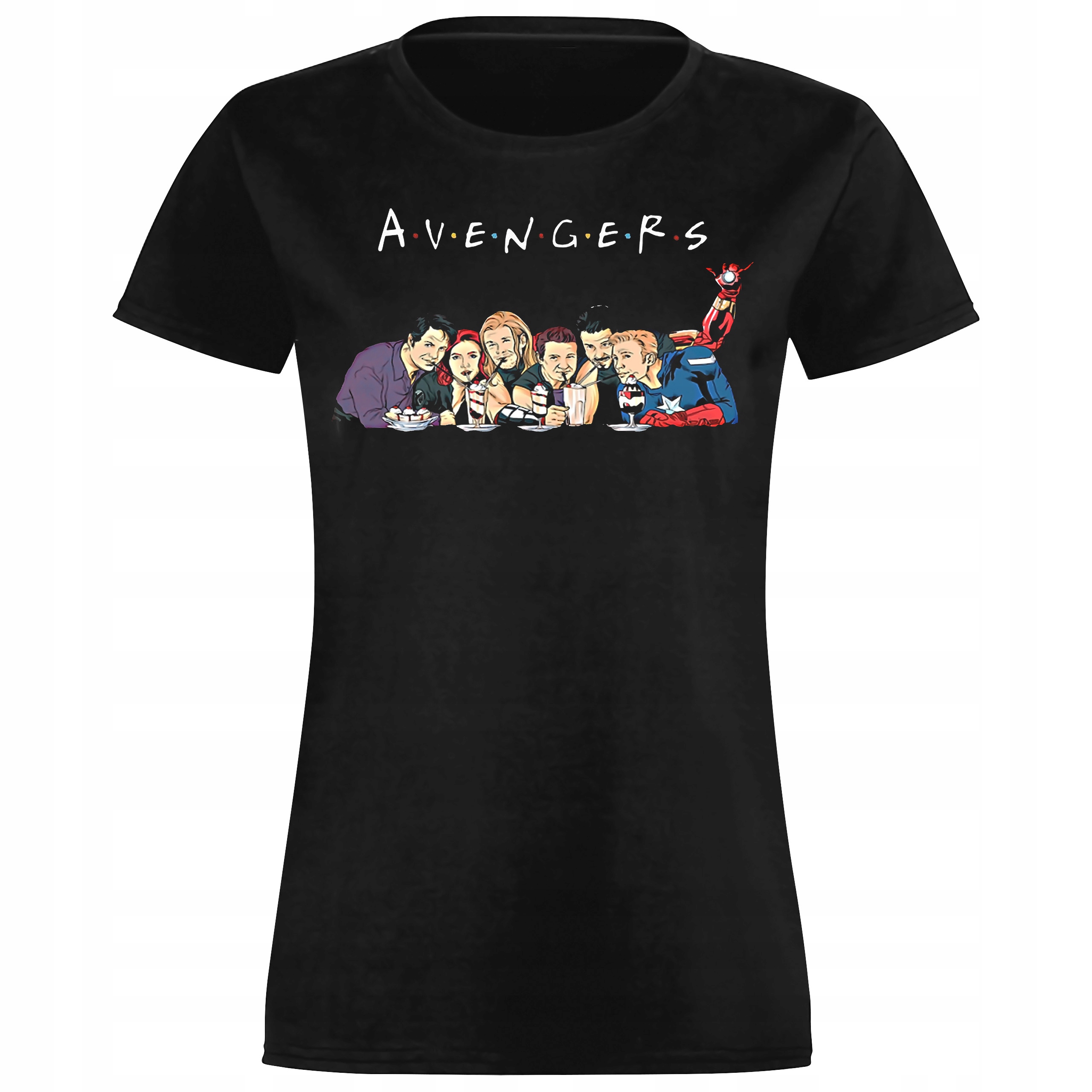 

Damska Koszulka T-shirt Avengers Friends Rozm L