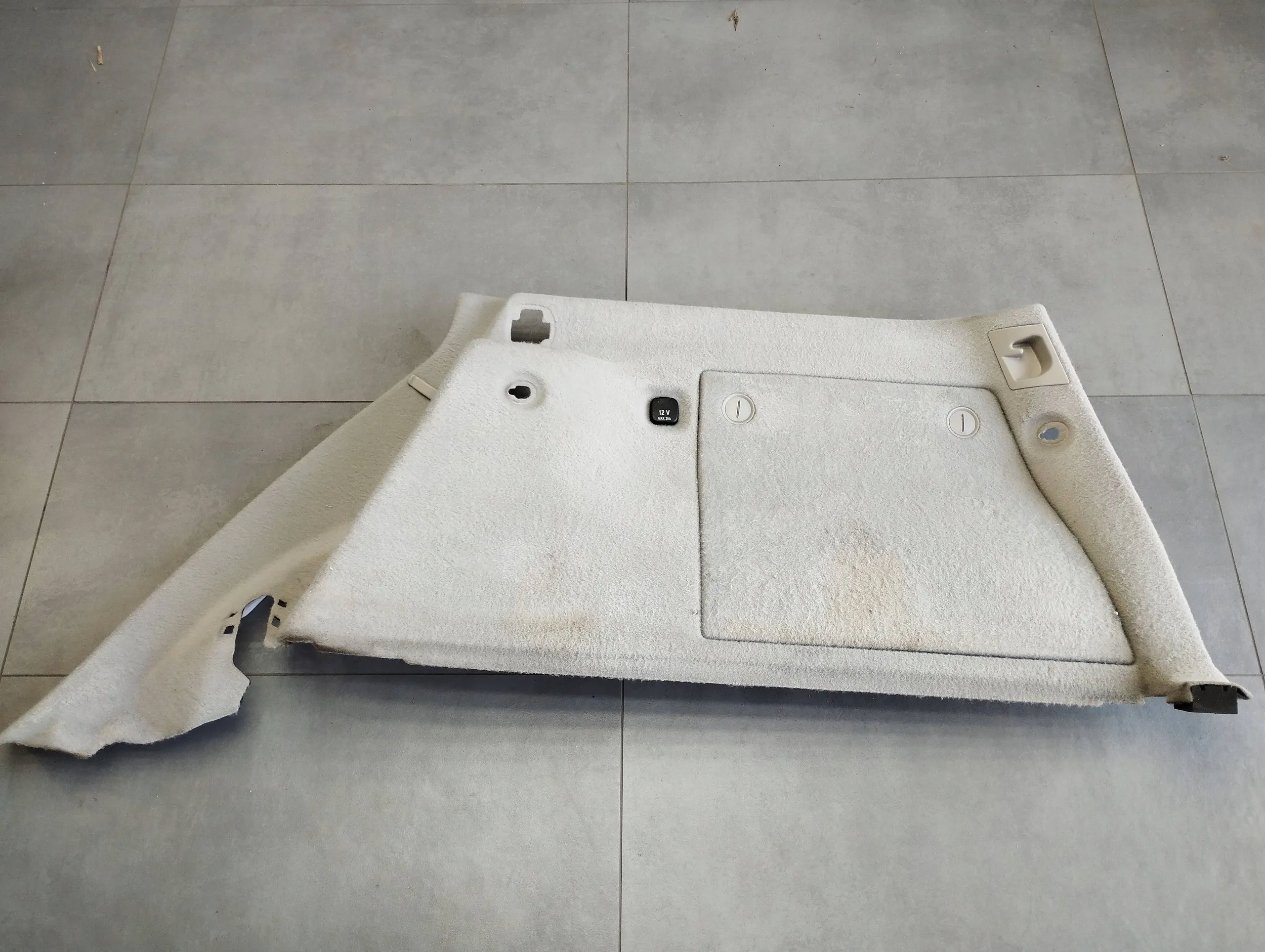 Mercedes ML W164 boot upholstery right