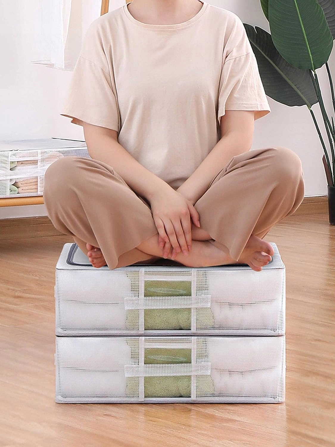 Pokrowiec na pościel kołdrę ubrania ze stelażem SOLIDNY pojemnik Kod producenta ORM13