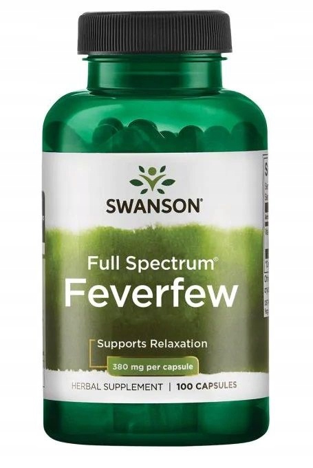 

Swanson Feverfew (Złocień Maruna) Migrena 100 kap.