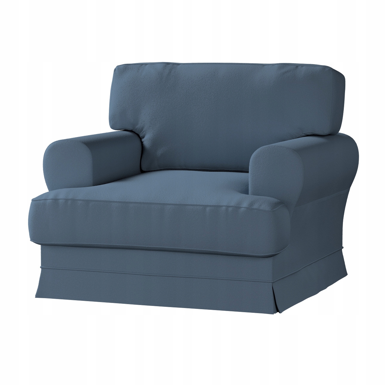 Poťah na kreslo Ekeskog Ikea modrá bukla