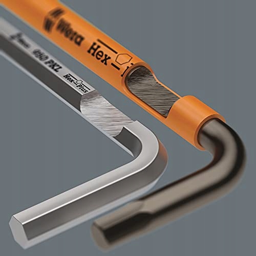 WERA Zestaw Kluczy Imbusowych Hex-Plus 9-częściowy Kolorowy Metr. — miniatura 5