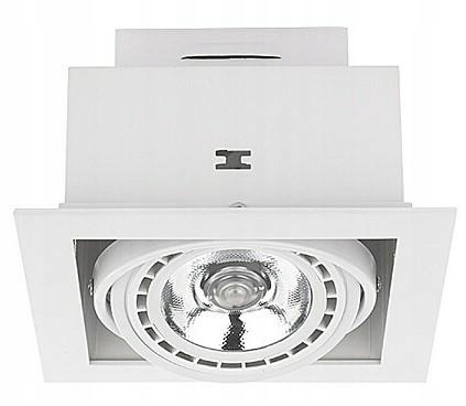 Podomítkové svítidlo Downlight Bílé 1xGU10 ES111 Stropní očko do pracovny