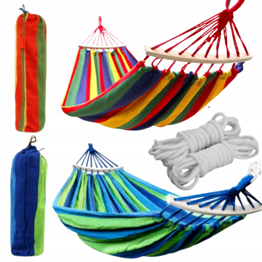 

Mocny I 2-OSOBOWY Hamak Ogrodowy 260x160