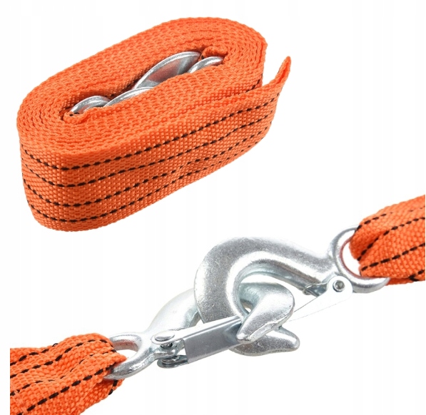 

Linka Pas Holowniczy 4 Merty 3000kg Mocny Haki Hak