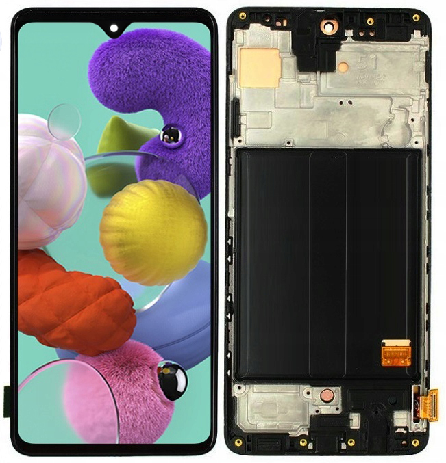 Displej pro Samsung Galaxy A51 2019 A515 Oled LCD Rámeček