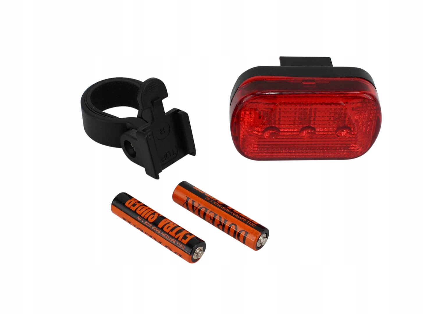 LAMPKA ROWEROWA 3 LED NA WSPORNIK SIODŁA RED 32530 Rodzaj tylne