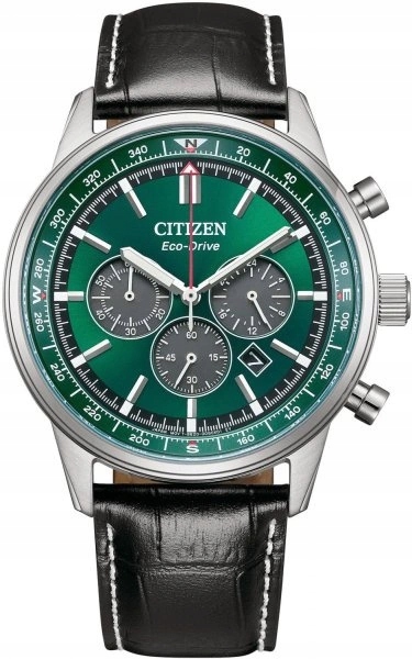Pánské Hodinky Citizen CA4720-01X Eco-drive Stopky Černý Řemínek 10BAR