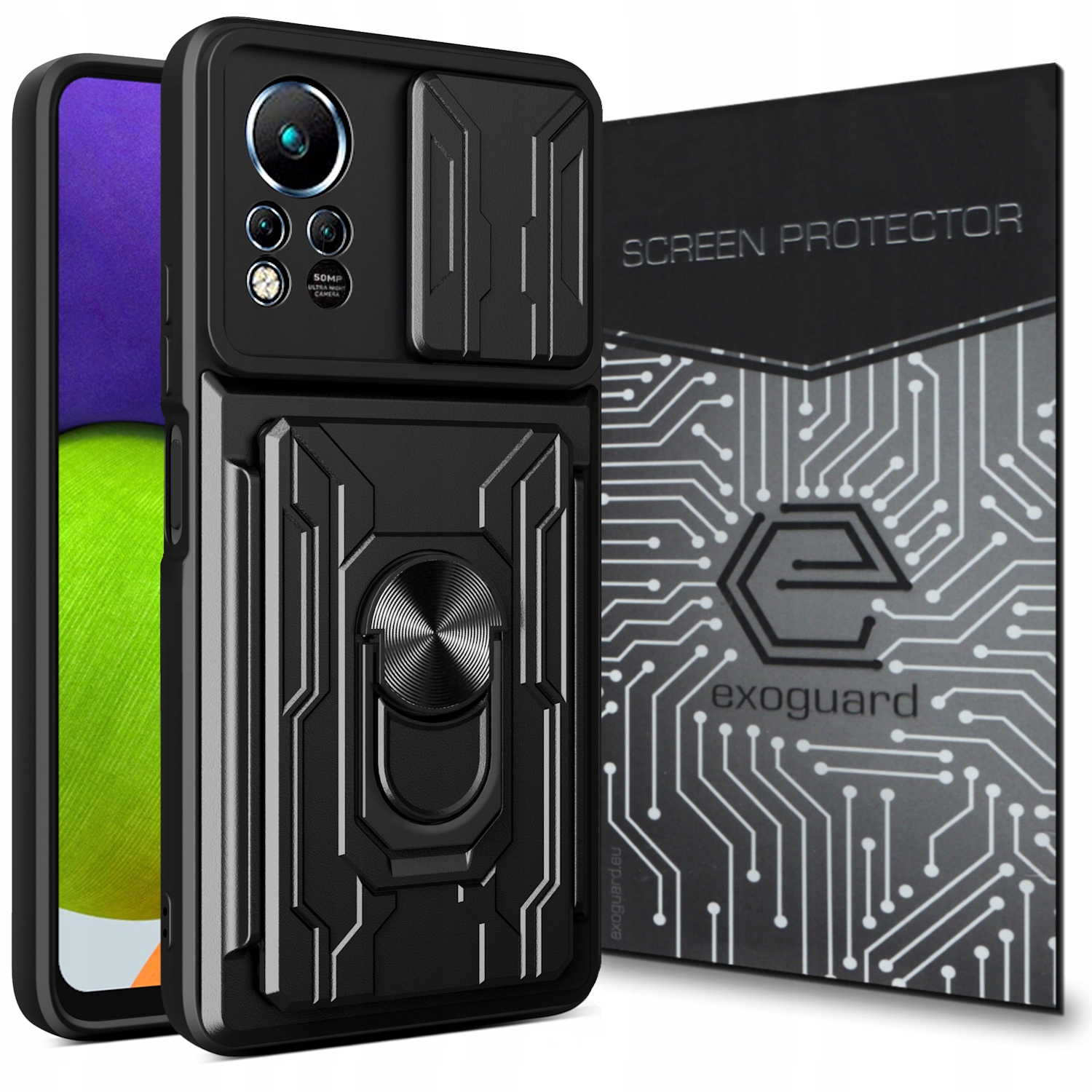 

Etui Pancerne Obudowa+szkło do Infinix Hot 11s