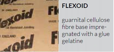 Těsnicí papír tloušťka 1mm, velikost 1m x 1m, materiál Flexolite G, Colombo