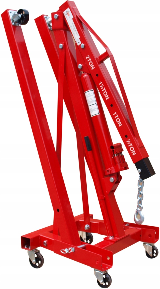 ŻURAW WARSZTATOWY 2T - 2 x POMPA + BALANSER KĄTOWNIK DUŻY MASYWNY PODNOŚNIK Marka Carmax