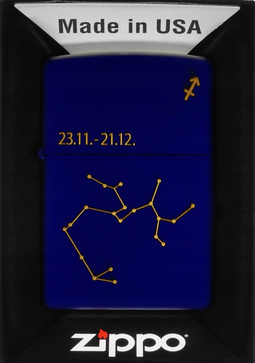 Zapalovač Zippo Zodiac Sagittarius Design střelec 60006940 Větruodolný