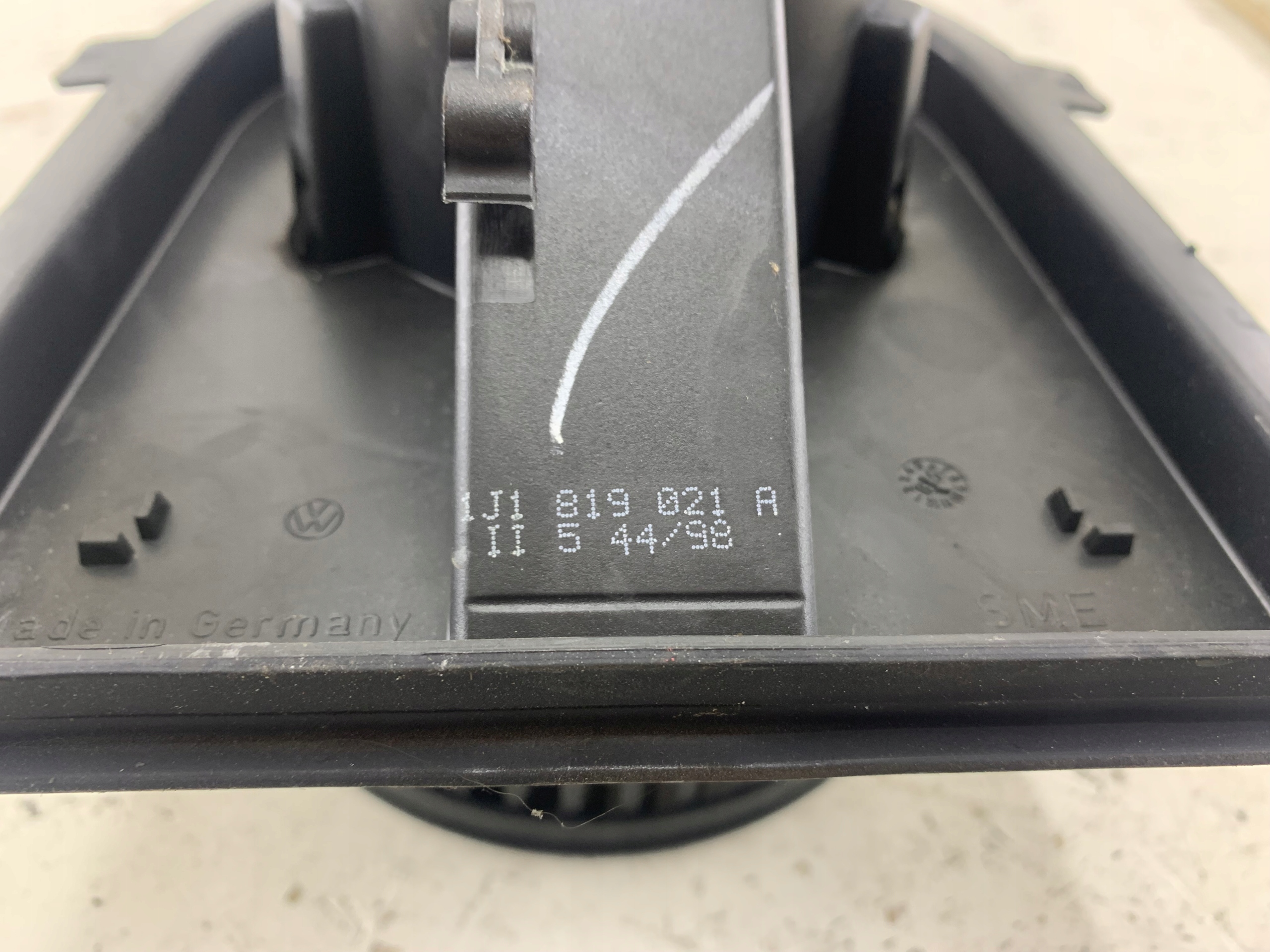 VW GOLF IV heating air conditioning devices 1J1819021A