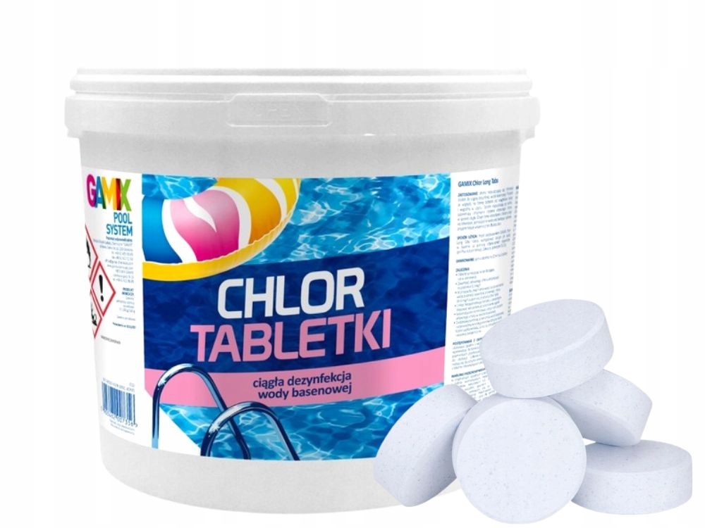 

Chlor Tabletki Long Chemia Basenowa 5kg Gamix