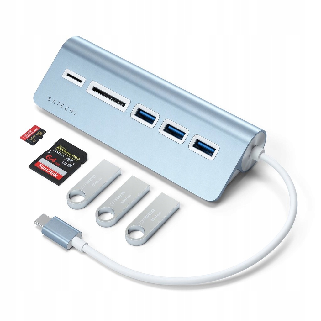 Satechi USB-C Combo Hub Imac Adapter Przejściówka Stan opakowania oryginalne