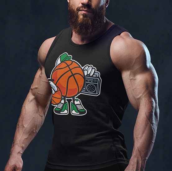TANK TOP ANIMOWANE STREET BASKETBALL Marka inna