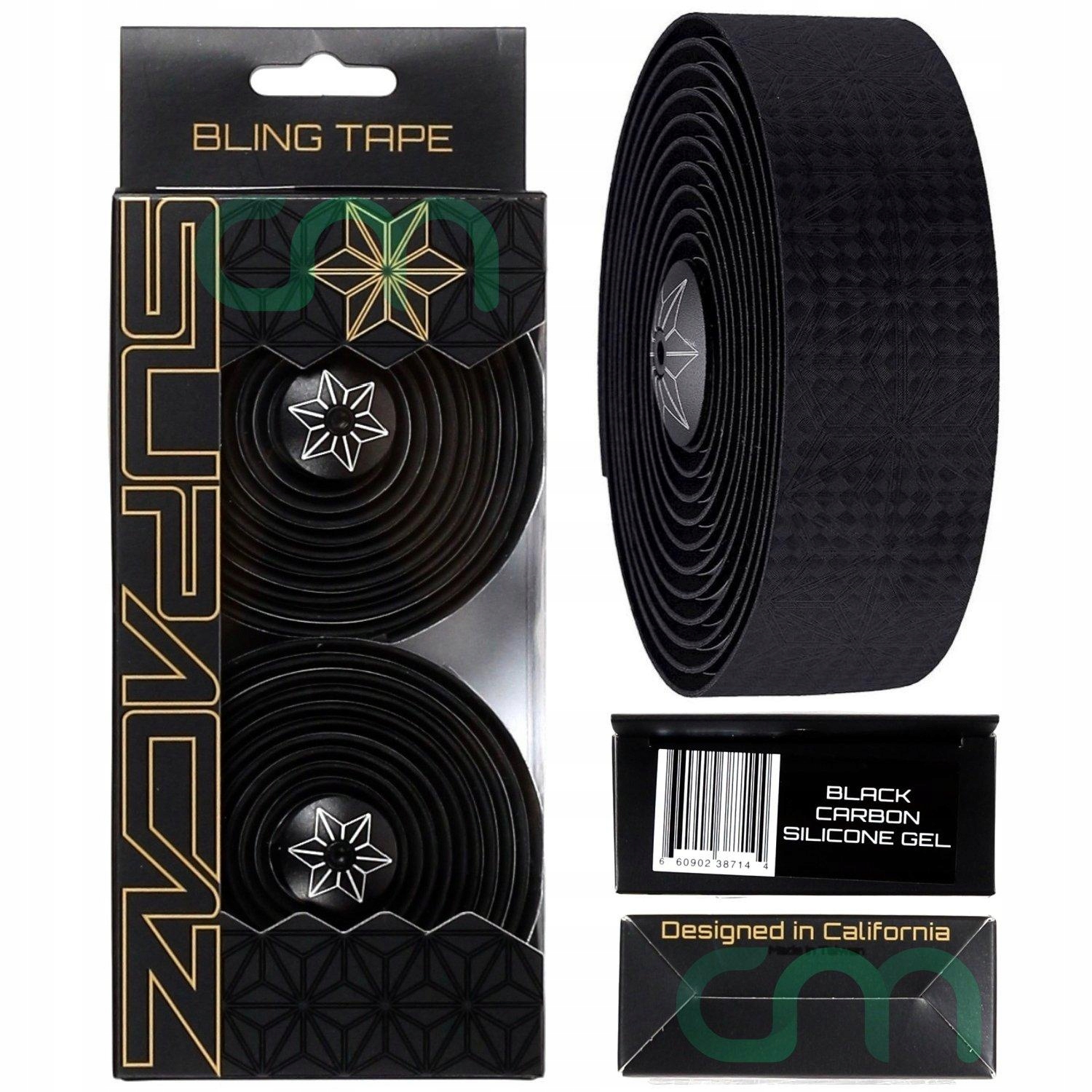 Owijka Supacaz Silicone Bling Carbon
