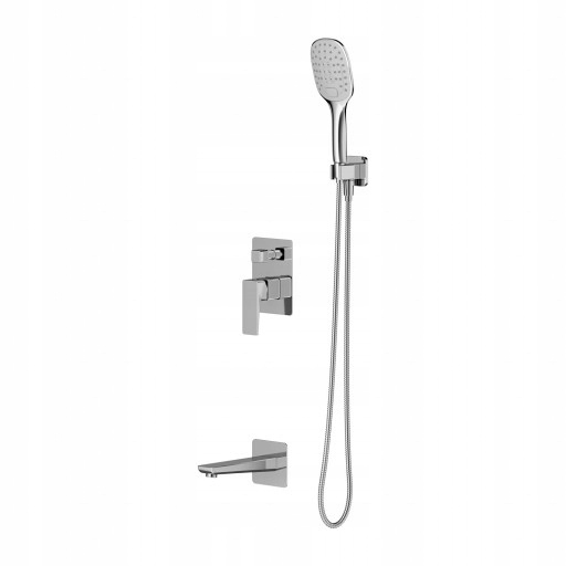 Podomietkový Sprchový Vaňový Systém, Chróm, Sada