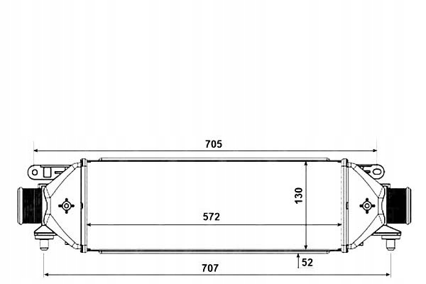 Nrf Intercooler Fiat Bravo Punto 1.9D 07- Nrf
