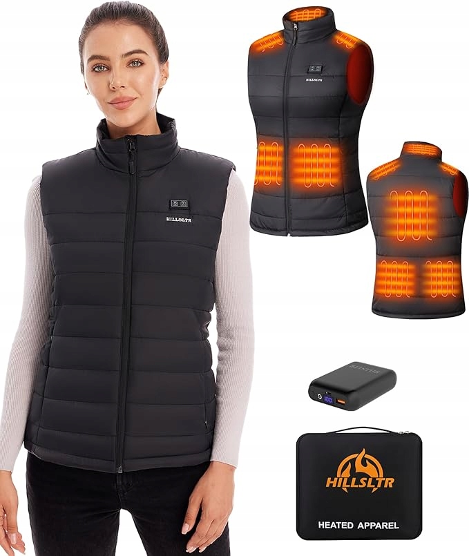 Dámská topná vesta 8 zón 18400 mAh Usb