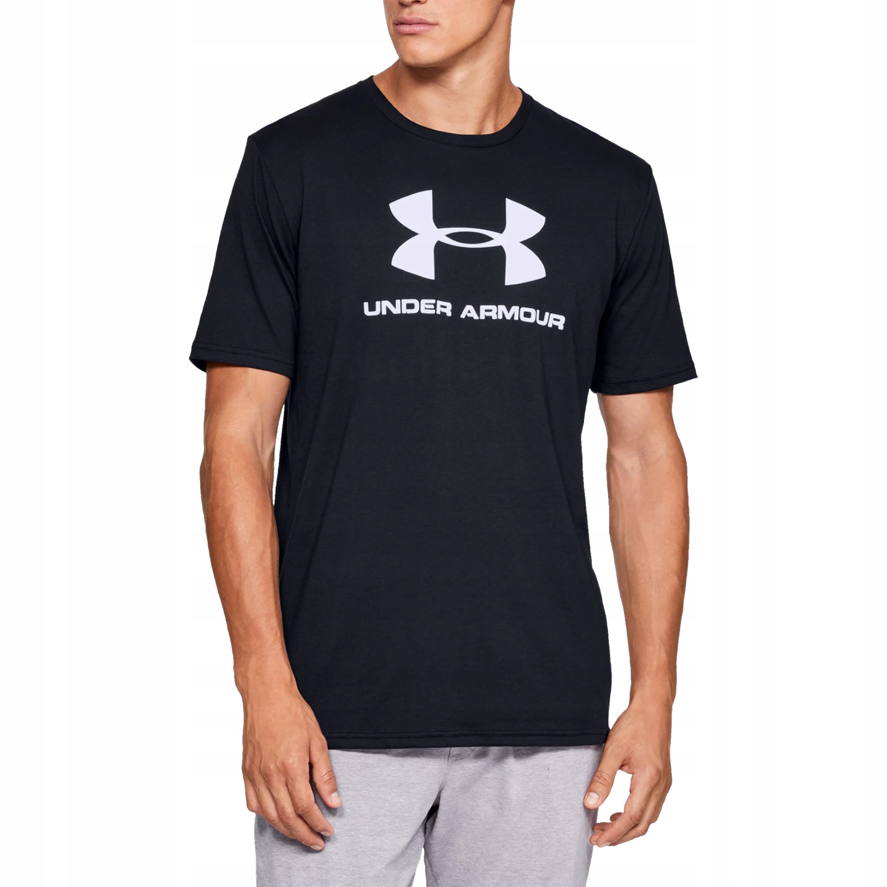

Koszulka Męska T-shirt Under Armour Logo Czarna L