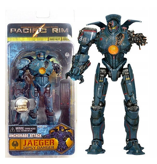 Pacific Rim Jaeger Gipsy Danger Battle Damaged pohyblivá figurka 19 Cm