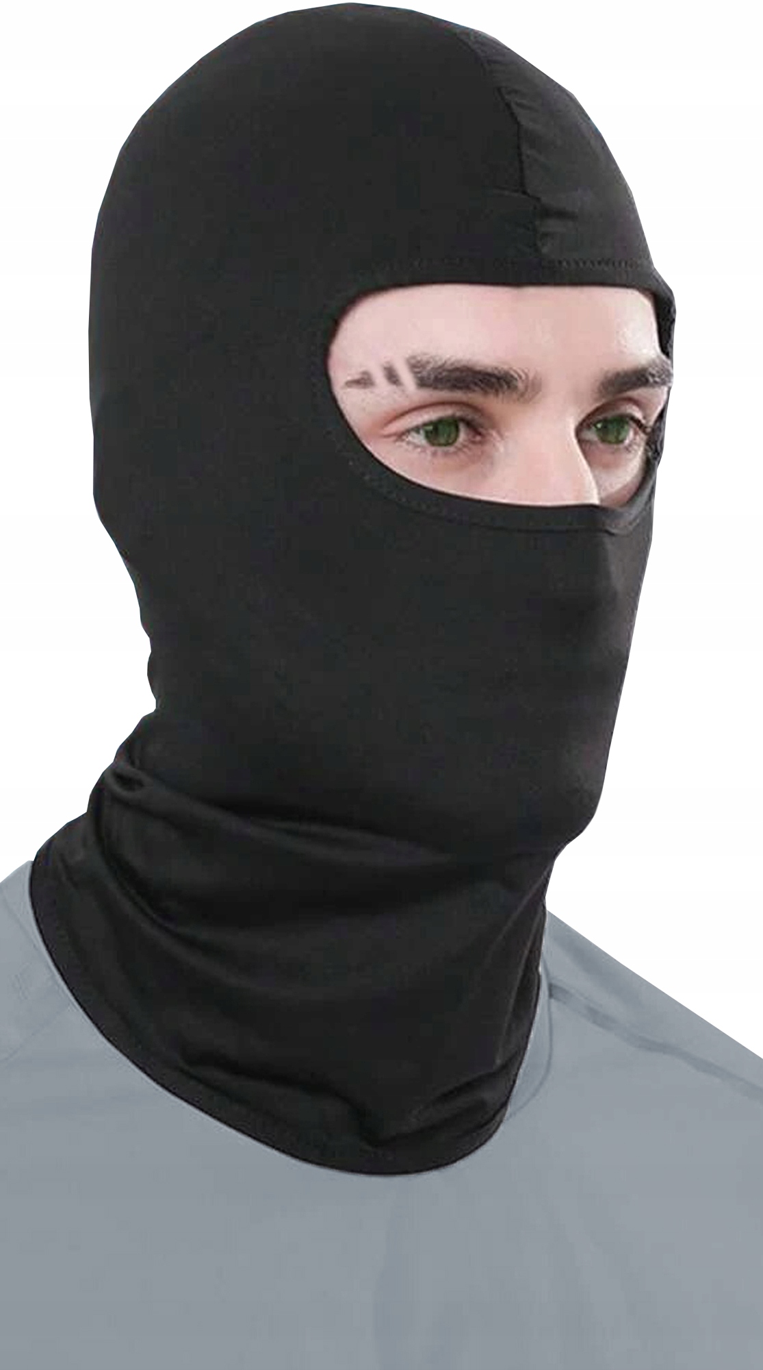 Lekka Kominiarka Balaclava Na Motor Rower Pod Kask NETi Czarna Uniwersalna Producent inny