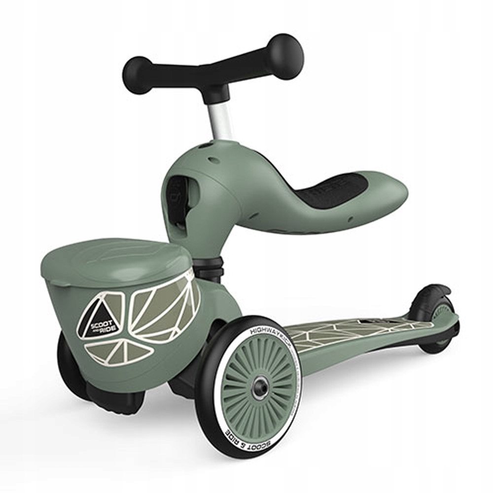 Scoot And Ride 2w1 Highwaykick 1 Green Lines
