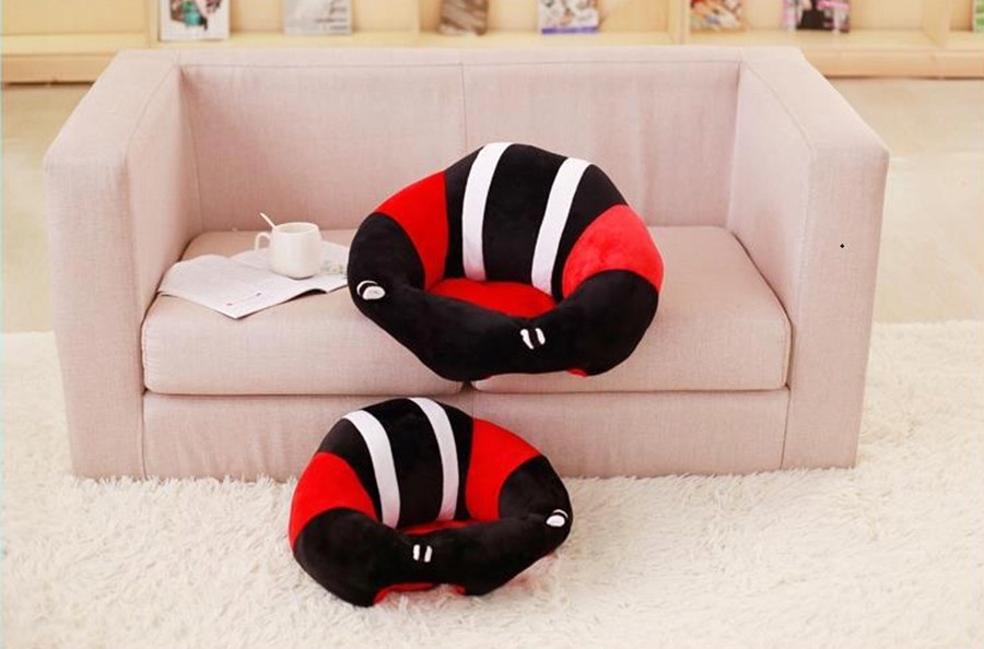 Fotelik dla dzieci siedzisko pluszowe bawełniane Kolor obicia wielokolorowy