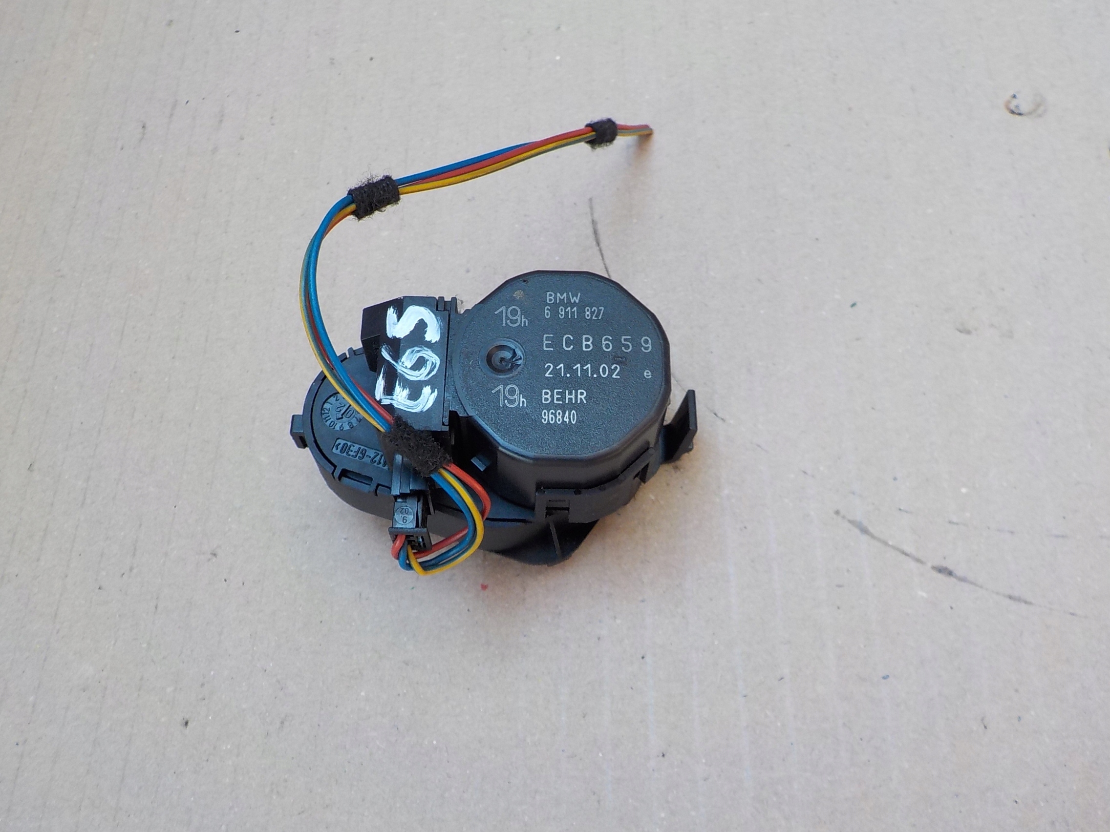mini motor of the heating bmw e65 6911827