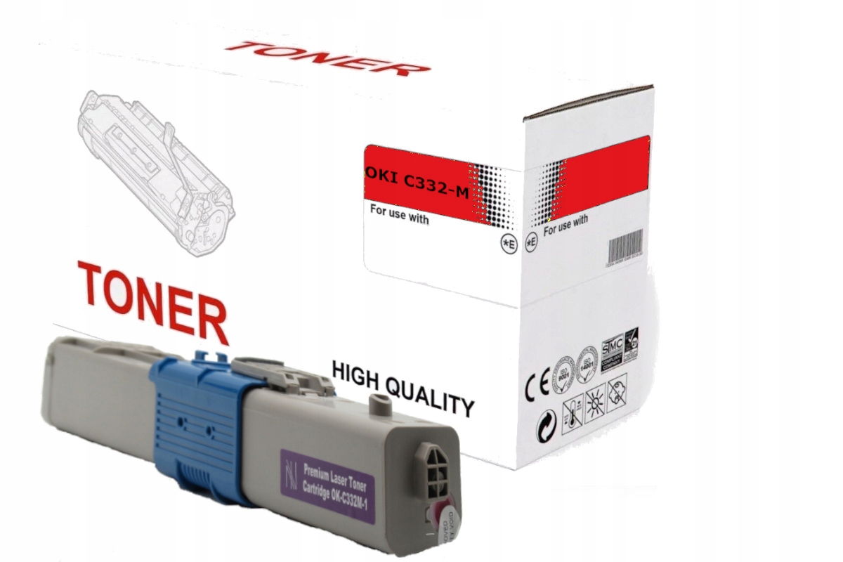 

Toner Do Oki C332 MC363 XL Nowy Cmyk
