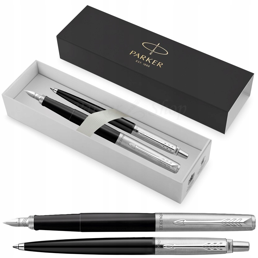 Pióro Wieczne Długopis Jotter Czarny Etui Grawer